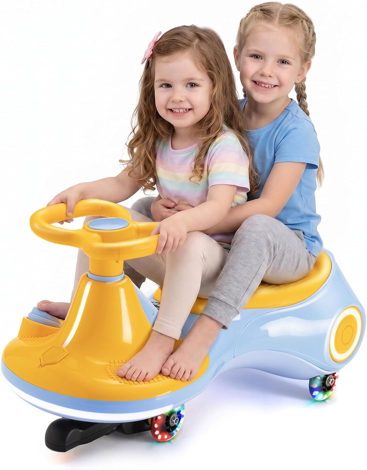3-in-1 Electric Wiggle Car Ride-On Toy for Kids – 12V Drift Car with Music