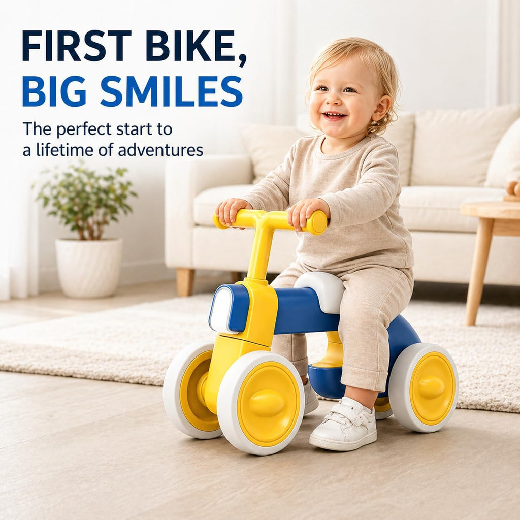 Toddler Balance Bike with Lights & Music