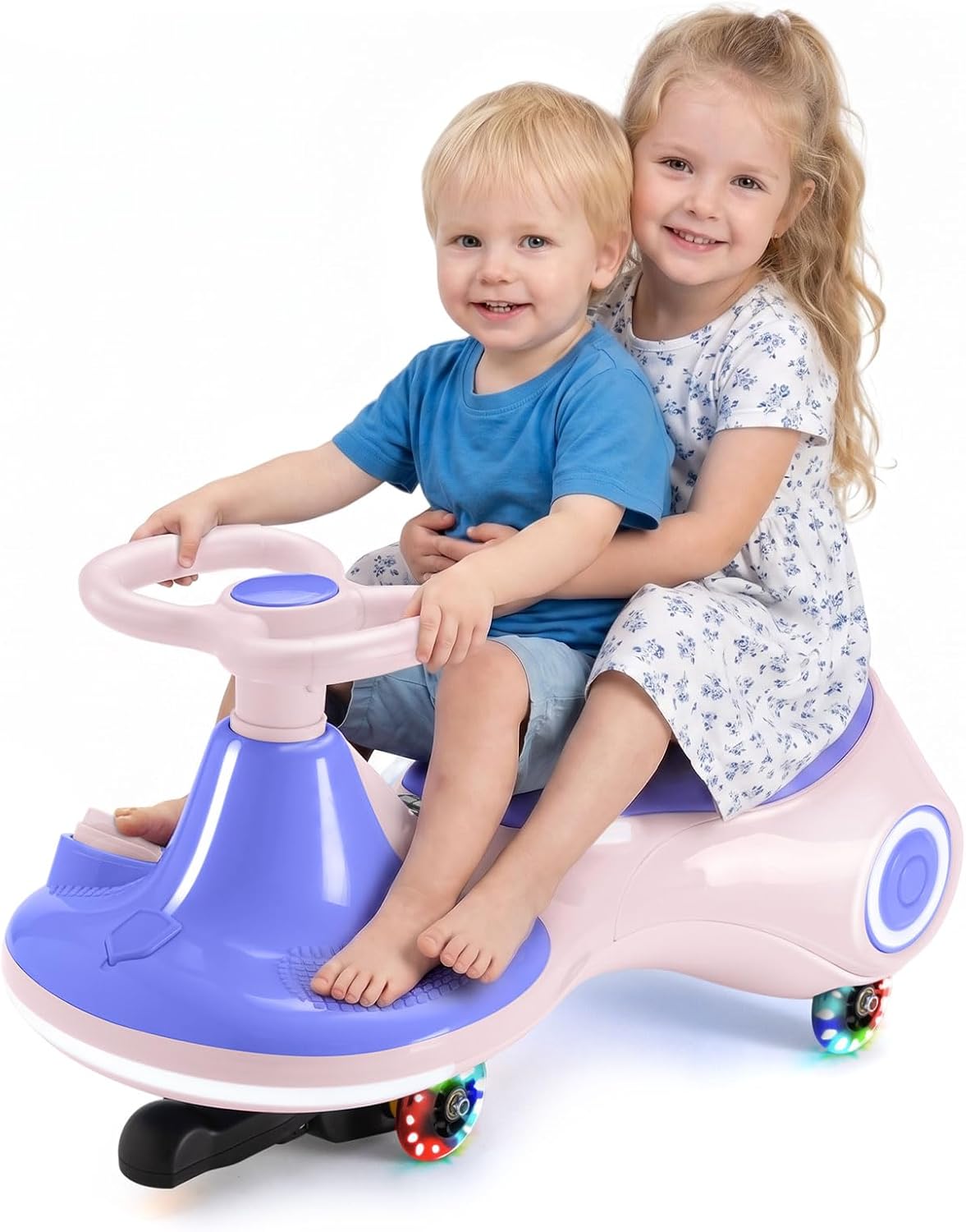 3-in-1 Electric Wiggle Car Ride-On Toy for Kids – 12V Drift Car with Music