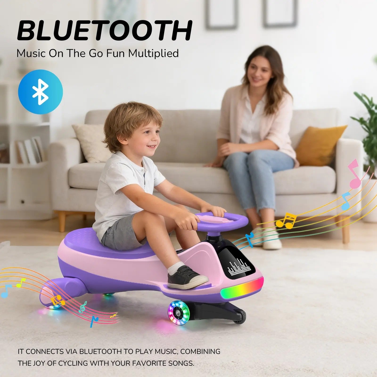 12V Electric Wiggle Car for Kids