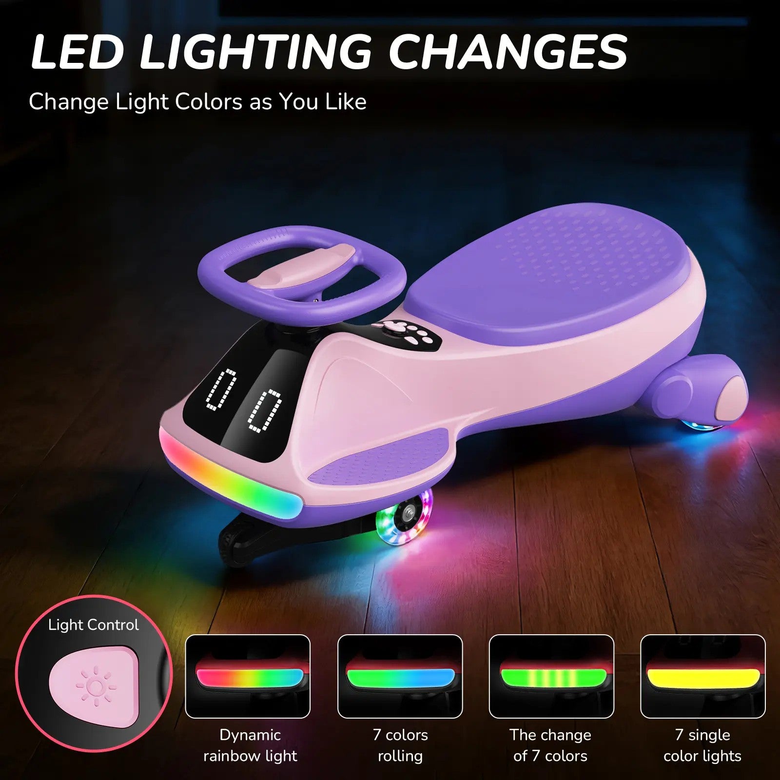12V Electric Wiggle Car for Kids